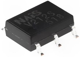 AQV212SJ, Relay SSR 50mA 1.5V DC-IN 0.5A 60V AC/DC-OUT 6-Pin SOP Tube