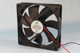 Вентилятор 120x120x25, напряжение 24В, ток 0,25А, выводы 2L, подшипник качения, FSY12B24H