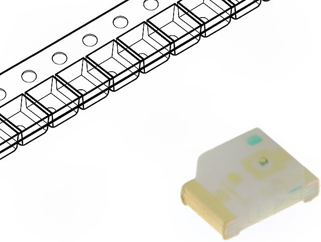 KP-2012SGC, Светодиод зеленый 2х1.2x1.1мм 15мКд KP-2012SGC, Светодиод зеленый 2х1.2x1.1мм 15мКд