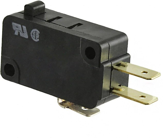 V7-6C17D8-000-2, Switch Snap Action N.O./N.C. SPDT Plunger Quick Connect 15.1A 277VAC 250VDC 372.85VA 3.89N Screw Mount