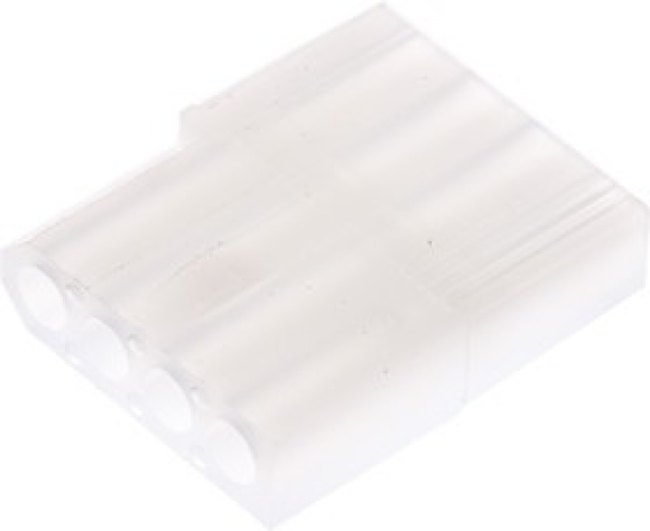 03-06-1042, STANDARD .062" Female Connector Housing, 3.68mm Pitch, 4 Way, 1 Row 03-06-1042, STANDARD .062" Female Connector Housing, 3.68mm Pitch, 4 Way, 1 Row