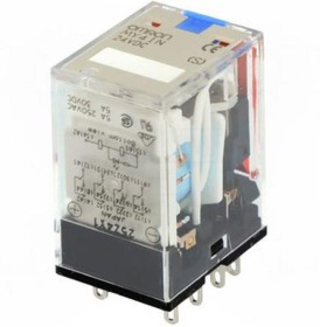 MY4IN-DC24(S), General Purpose Relays 4PDT 5A 24VDC MY4IN-DC24(S), General Purpose Relays 4PDT 5A 24VDC