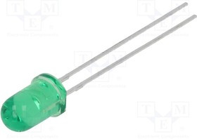 SSL-LX5093LGT, Standard LEDs - Through Hole Green, Low Current Transparent