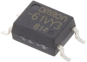 G3VM-61VY3, Реле полупроводниковое, SPST-NO, Iупр 3мА, 700мА, макс.60ВAC