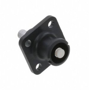 SLPIRATPNB1, Heavy Duty Power Connectors SURLOK PLUS, INLINE RECEPTACLE, 5.7MM, THREADED POST, PANEL MOUNT W/ FLANGE, NON-SEALED, BLACK, 180 SLPIRATPNB1, Heavy Duty Power Connectors SURLOK PLUS, INLINE RECEPTACLE, 5.7MM, THREADED POST, PANEL MOUNT W/ FLANGE, NON-SEALED, BLACK, 180