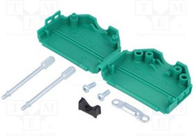 MHDPPK25-G-K, Корпус D Sub, зеленый, Серия MHDPPK, DB, 180°, Корпус из Нейлона (Полиамида) MHDPPK25-G-K, Корпус D Sub, зеленый, Серия MHDPPK, DB, 180°, Корпус из Нейлона (Полиамида)
