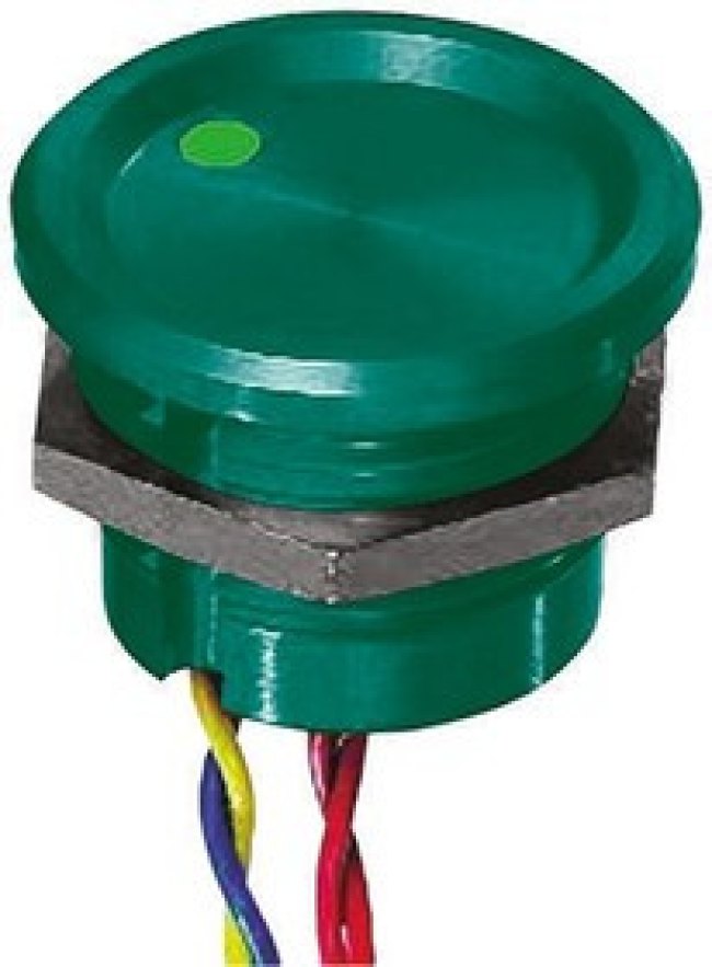PBAR2AF3000L0G, Illuminated Piezo Switch, Momentary, Pulse, SPST, IP68, Wire Lead, 200 mA @ 24 V dc, -40 +75°C PBAR2AF3000L0G, Illuminated Piezo Switch, Momentary, Pulse, SPST, IP68, Wire Lead, 200 mA @ 24 V dc, -40 +75°C