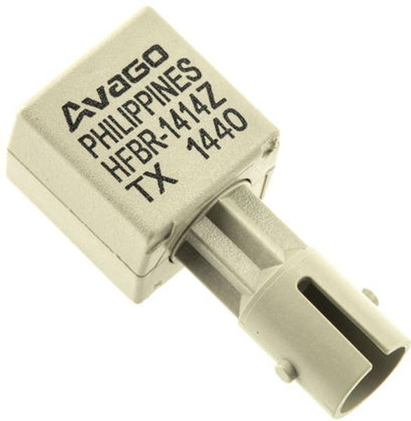 HFBR-1414Z, Fiber Optic Transmitters, Receivers, Transceivers Low Cost Hi Power ST FO Tx-Pb Free