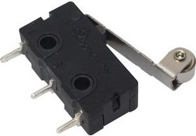 CSM40550F, Микропереключатель, Субминиатюрный, Роликовый Рычаг, SPDT, Сквозное Отверстие, 5 А