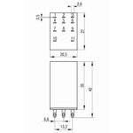 RRP20-3-05-024A, Реле промежуточное 5А 24В 3ПК РЭК78/3 без розетки
