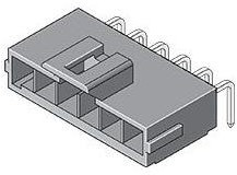 172310-2203, Headers &amp; Wire Housings ULTRAFIT 3.5MM 3CKT HDR R/A SGL NAT 15AU
