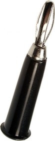 TS-2 black (BP-112/B), Вилка 'Banana' тип 2 (черный) (K296109)
