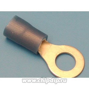 KLS8-01103-RVL2-5 (VF2-5) (SG57609) (TRI-2-5), Клемма тип "О" 5.3мм, изолированная, провод 1.5-2.5мм² (синяя)