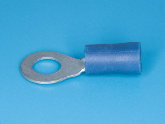 KLS8-01103-RVL2-5 (VF2-5) (SG57609) (TRI-2-5), Клемма тип "О" 5.3мм, изолированная, провод 1.5-2.5мм² (синяя)