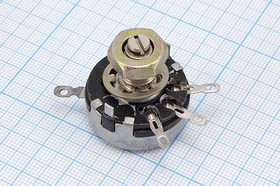 Резистор переменный поворотный 47к\А\27мм/ВС- 1d6x3\СП-2\1Вт; №13101A РПвр 47к\А\27мм/ВС- 1d6x3\СП-2