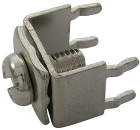 K13. КЛЕММА ВИНТОВАЯ M4*9, Клемма винтовая пластинчатая K13 M4x9 мм, 18-14 AWG, лужёный металл