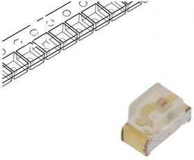 KP-1608LSURCK, LED; SMD; 0603; red; 10?22mcd; 1.6x0.8x1.1mm; 120°; 1.75?2.2V; 2mA KP-1608LSURCK, LED; SMD; 0603; red; 10?22mcd; 1.6x0.8x1.1mm; 120°; 1.75?2.2V; 2mA