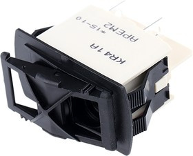 KR412AXXXA, DPST, On-Off Rocker Switch Panel Mount