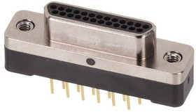 MK-232-025-133-0000-0B7, D-Sub MIL Spec Connectors Vrt Pltd TH PCB Metal Conn Plug