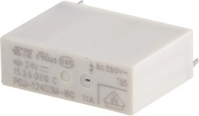 PCJ-124D3MH-WG,000M, Реле 1 замык. 24VDC, 5A/250VAC SPST-NO