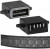 USBA-4F C IPX8-002, Разъём , 4 контакта, 1.5 А, 30 В, корпус пластиковый черный с проушинами под крепление