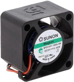 MF25150V1-1000U-A99, DC Fans Axial Fan, 25x25x15mm, 5VDC, 3.1CFM, 0.16"H2O, Vapo, Wire, Auto Restart MF25150V1-1000U-A99, DC Fans Axial Fan, 25x25x15mm, 5VDC, 3.1CFM, 0.16"H2O, Vapo, Wire, Auto Restart