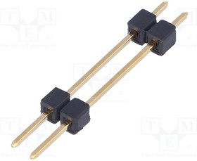 SL5.172.2G, Штыревая планка, штыревой, "папа", PIN: 2, прямой, 2,54мм, THT, 1x2