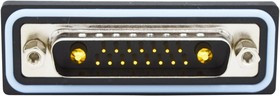 CDFV17W2113L451, Комбинированный разъем D Sub, IP67, NANOOK Series, DB-17W2, Штекер, 17 контакт(-ов)
