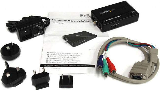 VID2VGATV2, Composite, S-Video to VGA Video Converter, 1280 x 1024 Maximum Resolution