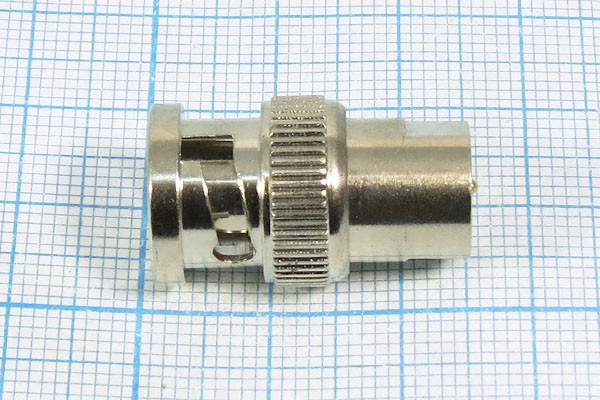 Высокочастотный переходник штекер BNC на штекер FME; №2971 шт BNC-шт FME