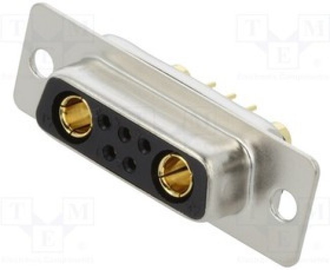MHCDD7W2S4, Special D-Sub; PIN: 7(2+5); plug; female; on PCBs; THT; MHCD; 240V MHCDD7W2S4, Special D-Sub; PIN: 7(2+5); plug; female; on PCBs; THT; MHCD; 240V