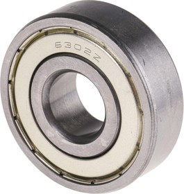 6302-2Z/C3 Single Row Deep Groove Ball Bearing- Both Sides Shielded 15mm I.D, 42mm O.D