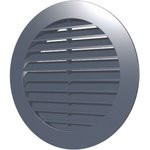 Решетка наружная вентиляционная круглая D130 10РКН сер 87-653