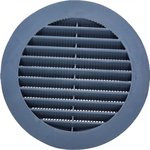 Решетка наружная вентиляционная круглая D130 10РКН сер 87-653