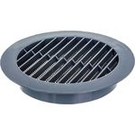 Решетка наружная вентиляционная круглая D130 10РКН сер 87-653