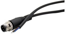 RSMC 3, Circular Connector, M8, Plug, Straight, Poles - 3, Solder, Cable Mount