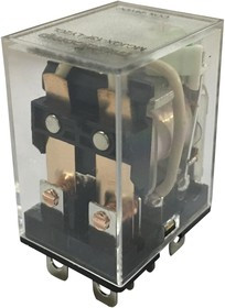 MCJQX-13F-LY2CL-24VDC, Реле питания, DPDT, 24 В DC, 10 А, JQX-13F-LY, Гнездо