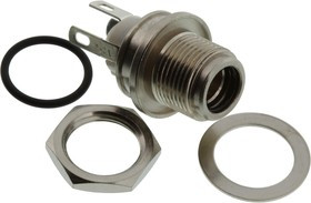 L712ASH, Разъем Питания DC, Гнездо, 3 А, 2.5 мм, Монтаж в Панель, Пайка