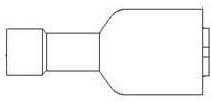 19013-0030, FEMALE PIGGYBACK, 6.35MM, 16-14AWG, BLU