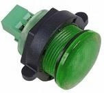 CNX722C500FVB, LED Panel Mount Indicators 22MM GREEN FLEXVOLT SCREW BLOCK