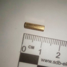 Стойка для печатных плат латунная М2 высота 10 мм (мама-мама)