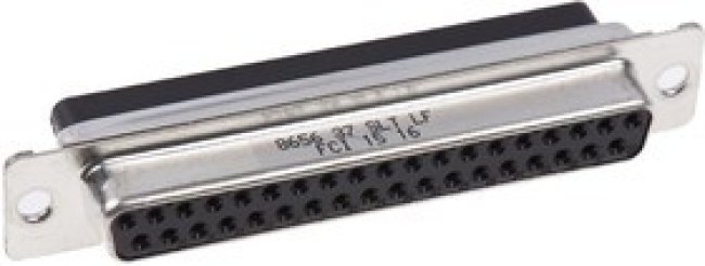 865637SLTLF, 8656 37 Way Cable Mount D-sub Connector Socket, 2.76mm Pitch 865637SLTLF, 8656 37 Way Cable Mount D-sub Connector Socket, 2.76mm Pitch