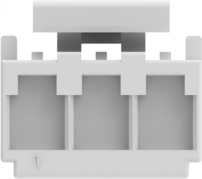 2132781-3, 3.96mm 1x3P 3 1 Yes P=3.96mm Rectangular Connectors Housings