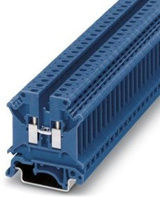 3004388, DIN Rail Terminal Blocks UK5 N BU 6.2mm FEEDTHRU BLUE