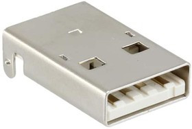 1-1734028-1, USB Connectors USB CONN PLUG RA SMT POST 1.1 REEL