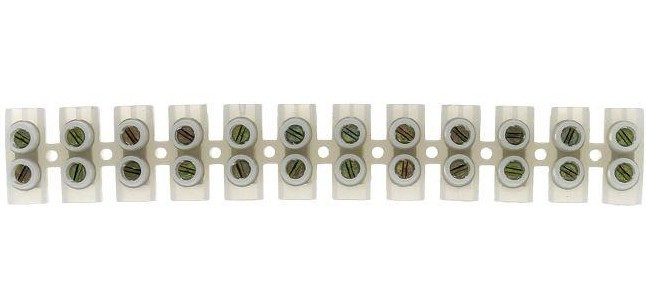 Колодка клеммная 10кв.мм 10А полиэтилен PROxima EKF plc-KK-10-10