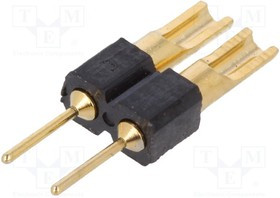 ZL210-2P, Вилка, IDC, PIN 2, прямой, 2,54мм, THT,пайка, 1x2, позолота ZL210-2P, Вилка, IDC, PIN 2, прямой, 2,54мм, THT,пайка, 1x2, позолота