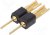 ZL210-2P, Вилка, IDC, PIN 2, прямой, 2,54мм, THT,пайка, 1x2, позолота
