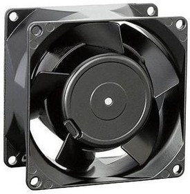 8318, 8300 Series Axial Fan, 48 V dc, DC Operation, 54m³/h, 3W, 75mA Max, IP20, 80 x 80 x 32mm