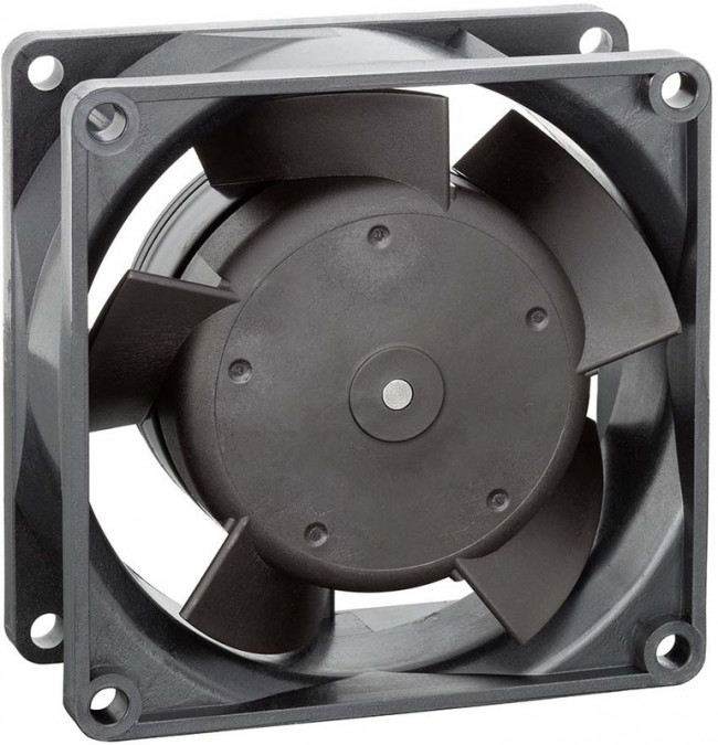 8318, 8300 Series Axial Fan, 48 V dc, DC Operation, 54m³/h, 3W, 75mA Max, IP20, 80 x 80 x 32mm
